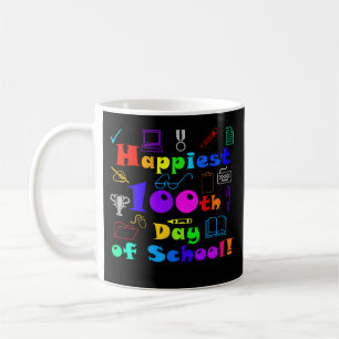 Der glücklichste 100. Schultag, Spaß und farbenfro Kaffeetasse