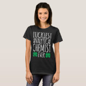 Der glücklichste Analytiker je St Patricks Day T-Shirt (Vorne ganz)