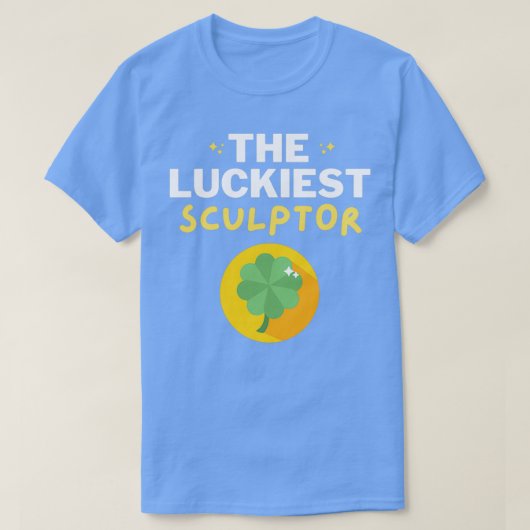 Der glücklichste Bildhauer T-Shirt (Design vorne)