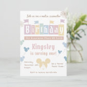 Der glücklichste Geburtstag auf der Erde Magischer Einladung (Stehend Vorderseite)