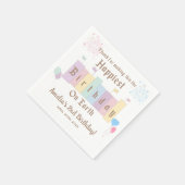 Der glücklichste Geburtstag auf der Erde Magischer Serviette (Ecke)