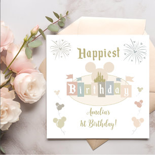 Der glücklichste Geburtstag auf der Erde Magischer Serviette