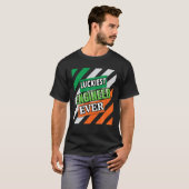 Der glücklichste Ingenieur je Kleeblatt St Patrick T-Shirt (Vorne ganz)