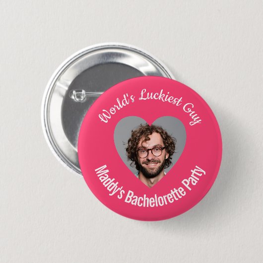 Der glücklichste Junggeselinnen-Abschied des Typ d Button (Vorne & Hinten)