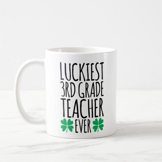 Der glücklichste Lehrer aller 3. Klasse Kaffeetasse (Links)