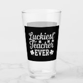 Der glücklichste Lehrer je unterrichtet St. Patric Glas (Vorderseite)