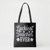 Der glücklichste Lehrer je unterrichtet St. Patric Tasche (Vorderseite)
