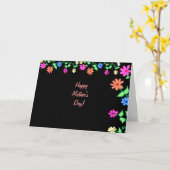 Der glücklichste Muttertag je Karte (Gelbe Blume)