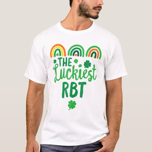 Der glücklichste RBT BCBA St. Patrick's Day Lucky  T-Shirt (Vorderseite)