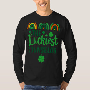 Der glücklichste Schulberater St. Patrick's Day Lu T-Shirt
