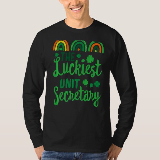 Der glücklichste Sekretär des Referats St Patrick' T-Shirt (Vorderseite)