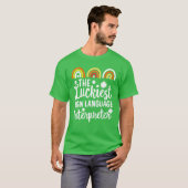 Der glücklichste Sign Language Interpreter St. Pat T-Shirt (Vorne ganz)