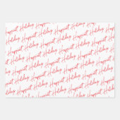 Der glücklichste Urlaub Geschenkpapier Set (Vorderseite 3)