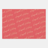 Der glücklichste Urlaub Geschenkpapier Set (Vorderseite 2)