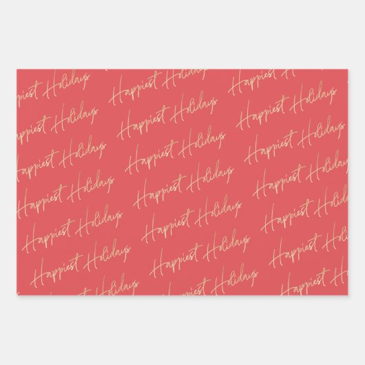 Der glücklichste Urlaub Geschenkpapier Set (Vorderseite 2)