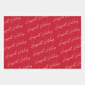 Der glücklichste Urlaub Geschenkpapier Set (Vorderseite)