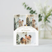 Der glücklichste Urlaub | Gold 3 FotoCollage (Stehend Vorderseite)