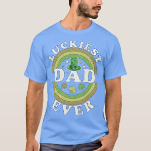 Der glücklichste Vater je Matching St Pattys Day R T-Shirt