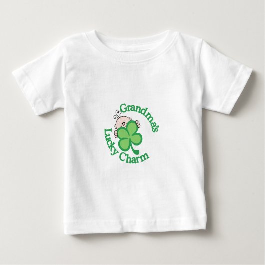 Der Glücksbringer der Großmutter Baby T-shirt (Vorderseite)