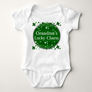 Der Glücksbringer der Großmutter, St Patrick Baby Strampler