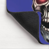 Der glühende Schädel enthüllt den dunklen Power Mousepad (Ecke)
