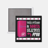 Der glutenfreie Kühlschrankmagnet von Sorta (Vorderseite/Rückseite)