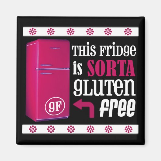 Der glutenfreie Kühlschrankmagnet von Sorta (Vorne)