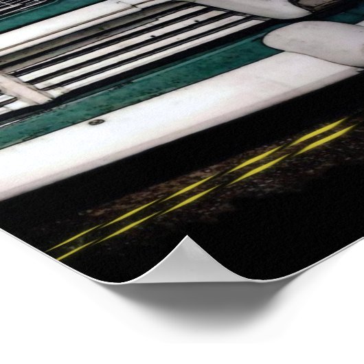 Der GMC-Monster Poster (Ecke)