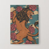 Der gnädige Löwe Button (Vorderseite)