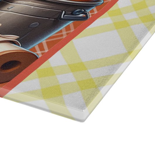 Der Gnome-Bäcker Schneidebrett (Ecke)