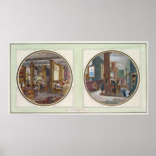 Der Gobelins-Workshop, 1840 Poster