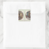 Der Gobelins-Workshop, 1840 Quadratischer Aufkleber (Tasche)