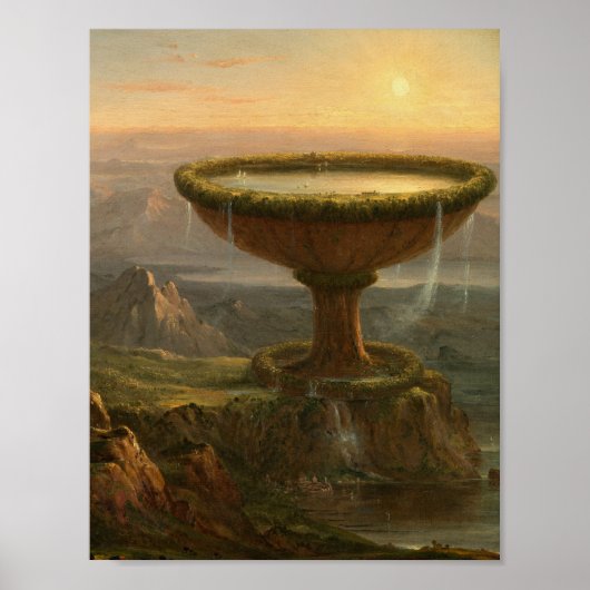 Der Goblet des Titanen (1833) - Thomas Cole Poster (Vorne)