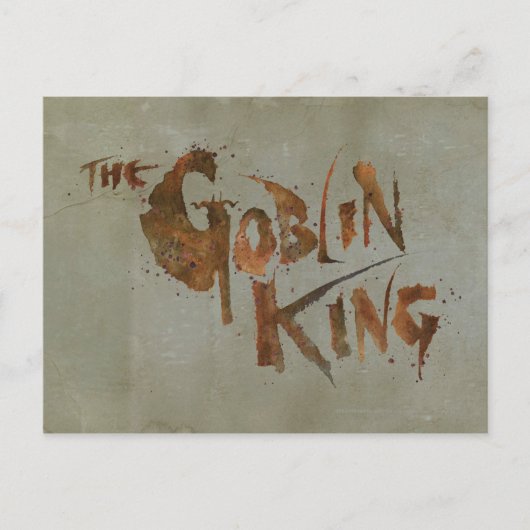 Der Goblin King Postkarte (Vorderseite)