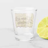 Der Golden Pterodactyl Tiki Bar Myrtle Beach Schnapsglas (Rückseite)