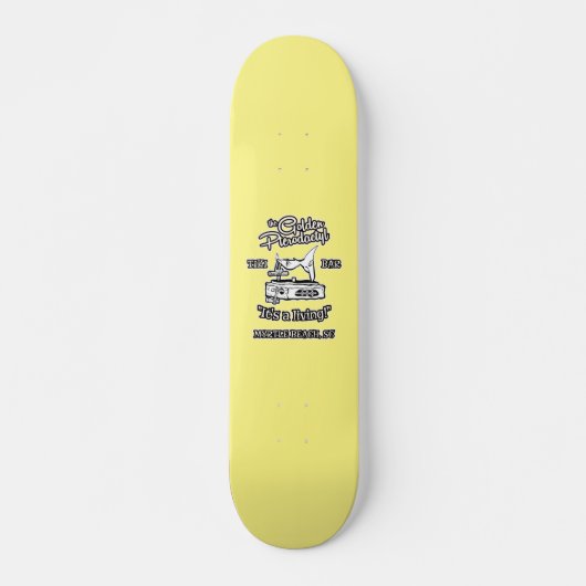Der Golden Pterodactyl Tiki Bar Myrtle Beach Skateboard (Vorne)