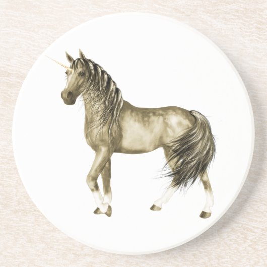 Der Golden Unicorn Untersetzer (Vorne)