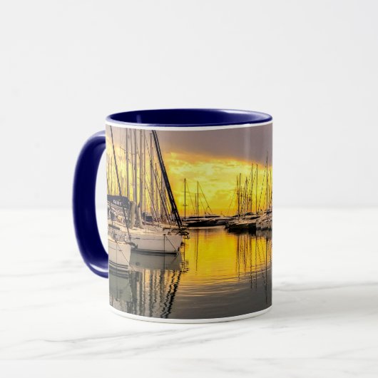 DER GOLDENE ABEND TASSE (Vorderseite Links)