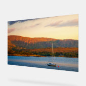 Der goldene Abend über der Kenmare-Bucht Acrylschild (Winkel)