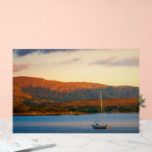Der goldene Abend über der Kenmare-Bucht Acrylschild (Hochzeit)