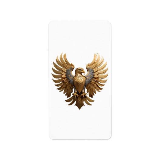 Der Goldene Adler Adressaufkleber (Vorne)