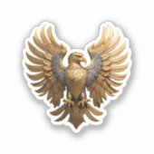 Der Goldene Adler Aufkleber (Vorderseite)