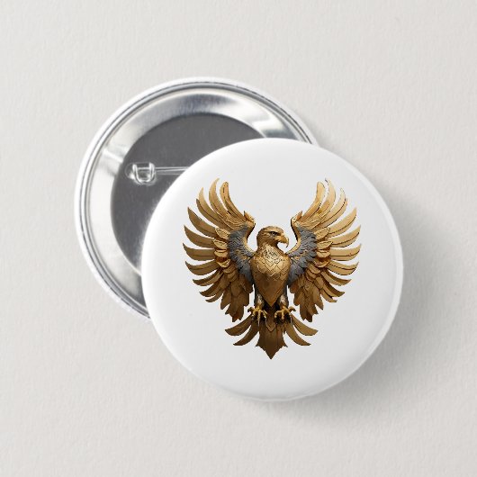 Der Goldene Adler Button (Vorne & Hinten)