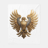 Der Goldene Adler Fleecedecke (Vorderseite)