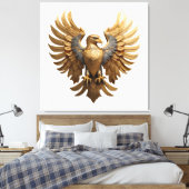 Der Goldene Adler Leinwanddruck (Insitu (Schlafzimmer))