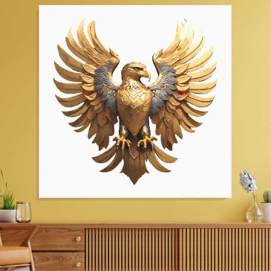 Der Goldene Adler Leinwanddruck (Insitu (Wohnzimmer))