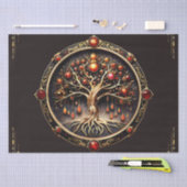 Der goldene Baum der Mystik, Seidenpapier (Handwerk)