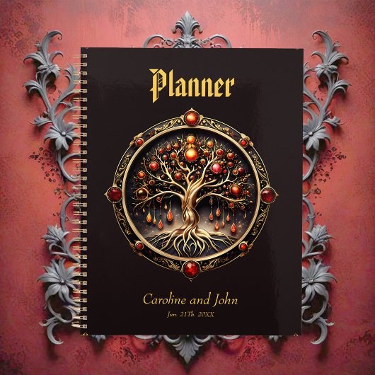 Der goldene Baum des Lebens der Mystik Planer
