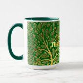 Der goldene Baum des Lebens glücklich Erntedankfes Tasse (Links)