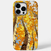 Der goldene Baum während der Herbstsaison Case-Mate iPhone Hülle (Rückseite)